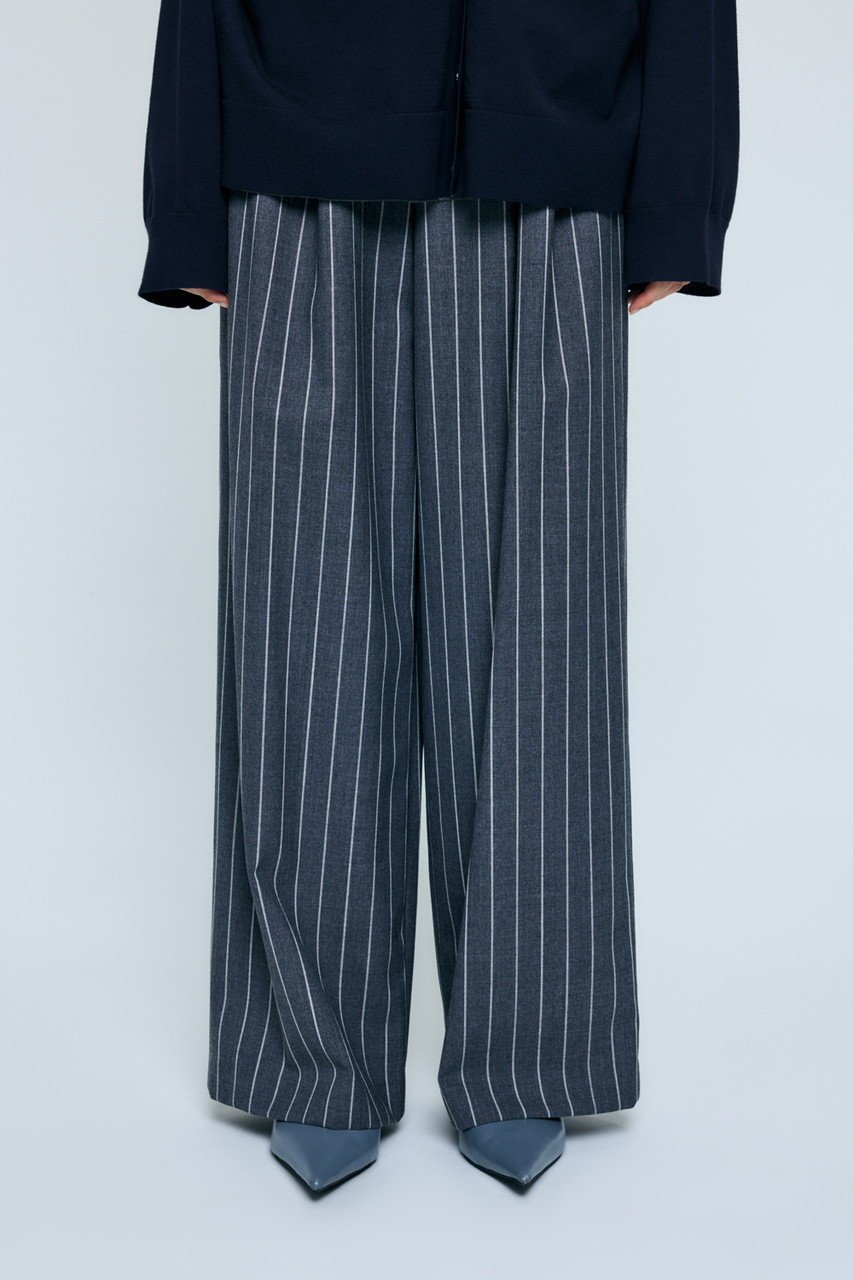 【エンフォルド/ENFOLD】の【1/14 12:00販売開始】RELAX ELASTIC WIDE-TROUSERS 人気、トレンドファッション・服の通販 founy(ファニー) 　ファッション　Fashion　レディースファッション　Fashion for Women　パンツ　Pants & Trousers　2026年　2026　ストライプ　Stripe, Striped Pattern　スーツ　Suit, Formalwear　人気　Popular, Best Seller　夏　Summer　定番　Standard, Basic Item　春　Spring　S/S・春夏　SS, Spring/Summer, Warm Season　other-8|ID: prp329100004827242 ipo3291000000035125834