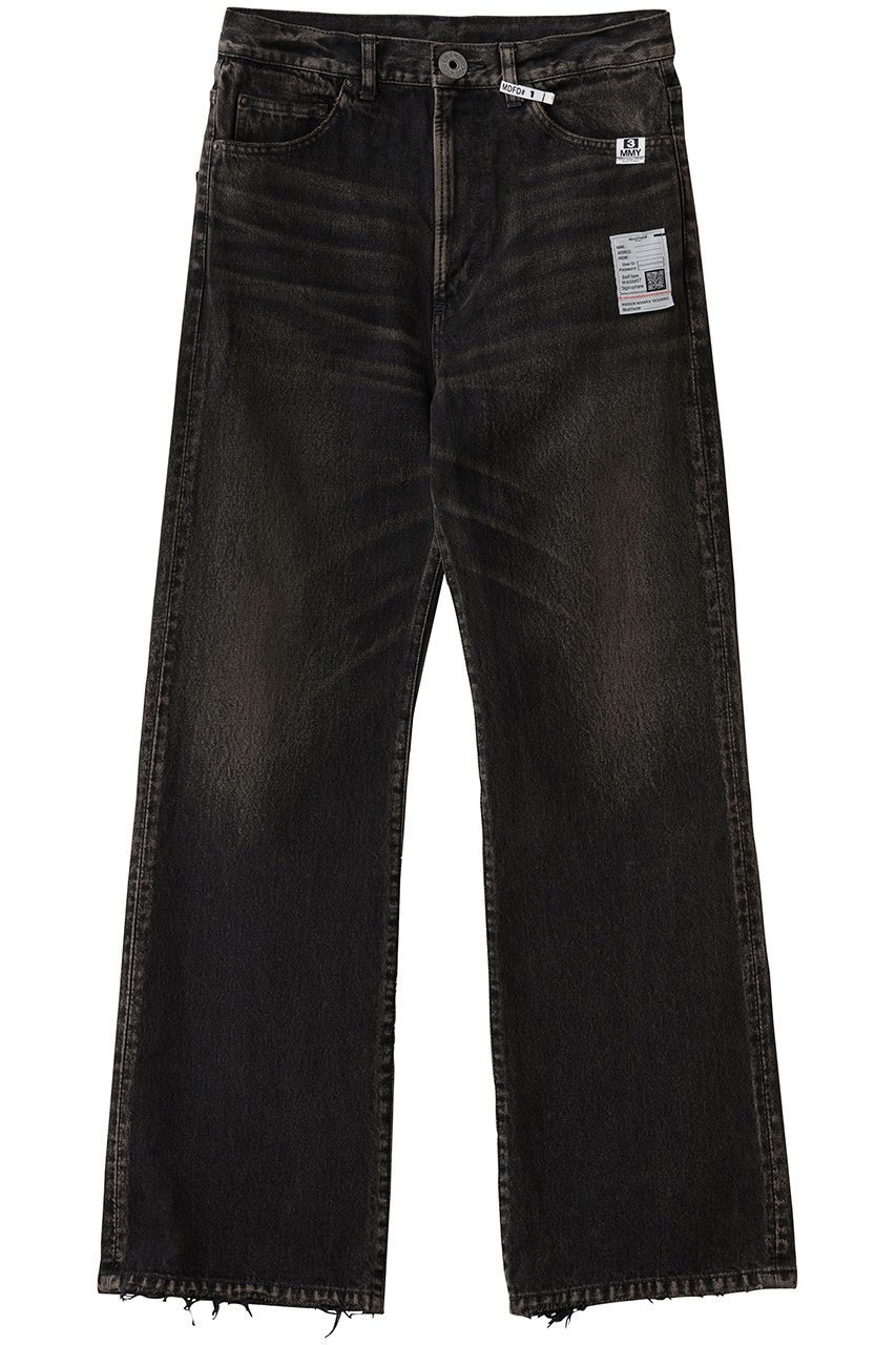 【メゾン ミハラヤスヒロ/Maison MIHARA YASUHIRO / MEN】の【MEN】【Maison MIHARA YASUHIRO】FLARE TAPERED ジーンズ インテリア・キッズ・メンズ・レディースファッション・服の通販 founy(ファニー) 　ファッション　Fashion　メンズファッション　Fashion for Men　ボトムス　Bottoms　デニムパンツ・ジーンズ　Denim Pants　2026年　2026　シューズ　Shoes, Footwear　ジーンズ　Jeans, Denim Pants　ダメージ　Distressed, Destroyed　デニム　Denim, Jeans Material　フレア　Flare, Flared　ポケット　Pocket, Pocket Detail　夏　Summer　春　Spring　S/S・春夏　SS, Spring/Summer, Warm Season　ブラック|ID: prp329100004827245 ipo3291000000035125856