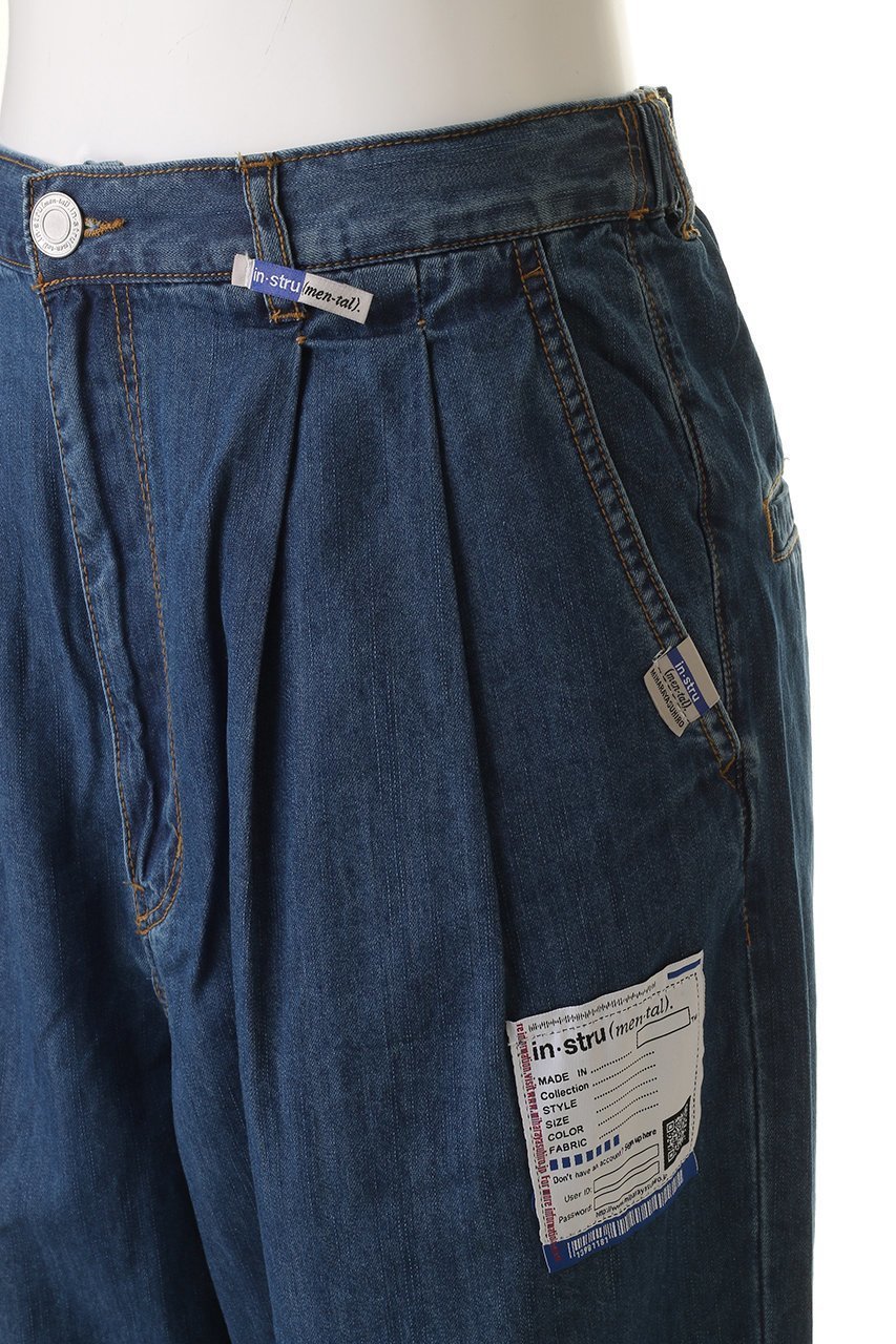 【メゾン ミハラヤスヒロ/Maison MIHARA YASUHIRO / MEN】の【MEN】【in-stru(men-tal).】COTTON TENCEL デニム ワイド テーパード パンツ 人気、トレンドファッション・服の通販 founy(ファニー) 　ファッション　Fashion　メンズファッション　Fashion for Men　ボトムス　Bottoms　デニムパンツ・ジーンズ　Denim Pants　2026年　2026　なめらか　Smooth, Silky Texture　テーパード　Tapered, Tapered Pants　デニム　Denim, Jeans Material　ワイド　Wide, Wide Fit　夏　Summer　春　Spring　S/S・春夏　SS, Spring/Summer, Warm Season　other-5|ID: prp329100004827249 ipo3291000000035125891