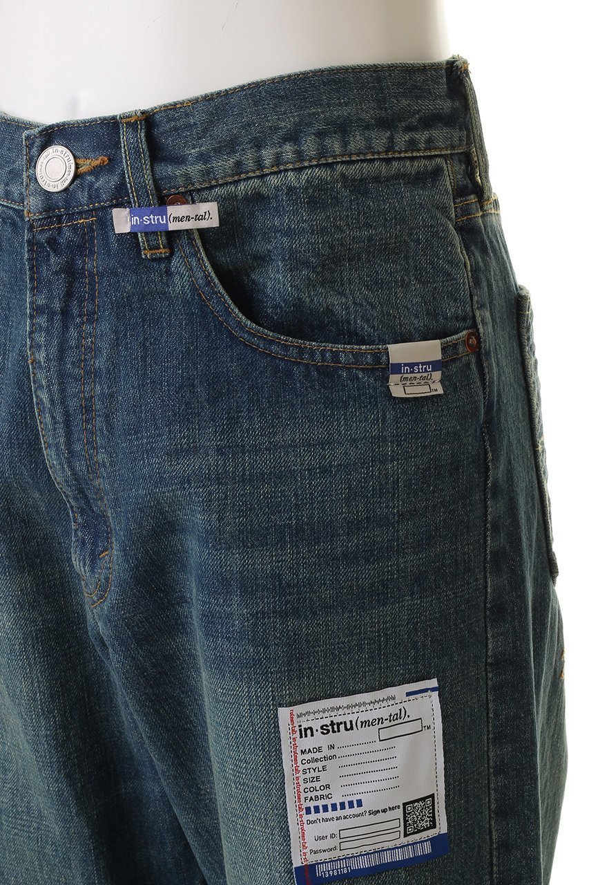 【メゾン ミハラヤスヒロ/Maison MIHARA YASUHIRO / MEN】の【MEN】【in-stru(men-tal).】HARD WASHED SELVAGE デニム ストレート パンツ 人気、トレンドファッション・服の通販 founy(ファニー) 　ファッション　Fashion　メンズファッション　Fashion for Men　ボトムス　Bottoms　デニムパンツ・ジーンズ　Denim Pants　2026年　2026　ジャケット　Jacket, Outerwear　ストレート　Straight, Straight Cut　デニム　Denim, Jeans Material　モダン　Modern, Contemporary　ヴィンテージ　Vintage Style　夏　Summer　春　Spring　S/S・春夏　SS, Spring/Summer, Warm Season　other-5|ID: prp329100004827253 ipo3291000000035125923