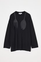 【エンフォルド/ENFOLD】の【1/14 12:00販売開始】CUTLERY MOTIF LONG-SLEEVE T-SHIRT ブラック|ID: prp329100004827259 ipo3291000000035126084
