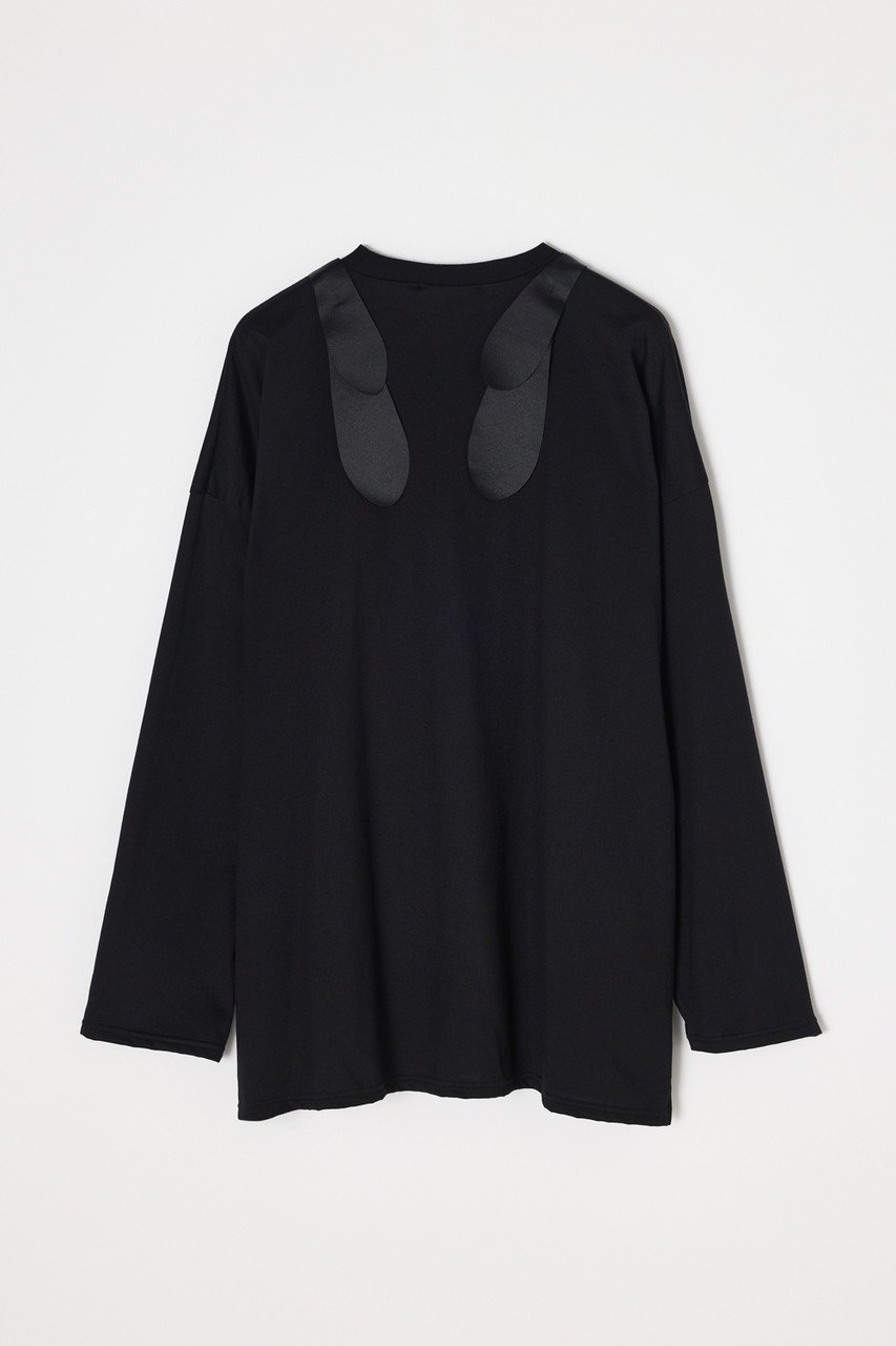 【エンフォルド/ENFOLD】の【1/14 12:00販売開始】CUTLERY MOTIF LONG-SLEEVE T-SHIRT 人気、トレンドファッション・服の通販 founy(ファニー) ファッション Fashion レディースファッション Fashion for Women トップス・カットソー Cut & Sew Tops シャツ・ブラウス・オフィスカジュアル Elegant Blouses & Button-Ups ロングTシャツ・Tシャツ Longline T-Shirts & Tees カットソー・ベーシックTシャツ Cut-and-Sewn Tops / Stretch Tees & Basics 2026年 2026 サテン Satin, Glossy Fabric スリーブ Sleeve, Long Sleeve / Short Sleeve モチーフ Motif, Design Theme ロング Long, Long-Length 今季 This Season, Current Season 夏 Summer 定番 Standard, Basic Item 春 Spring S/S・春夏 SS, Spring/Summer, Warm Season other-2|ID: prp329100004827259 ipo3291000000035126085