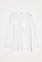 【エンフォルド/ENFOLD】のCUTLERY MOTIF LONG-SLEEVE T-SHIRT ホワイト|ID: prp329100004827259 ipo3291000000035319375