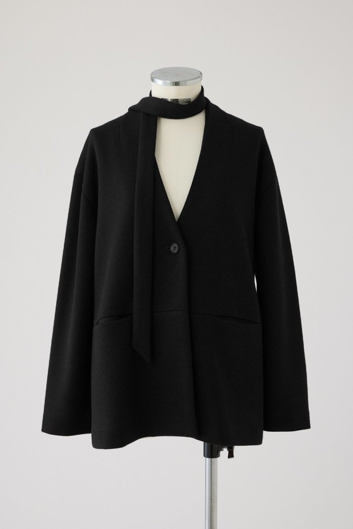 【リムアーク/RIM.ARK】のDouble face tie jacket/ジャケット インテリア・キッズ・メンズ・レディースファッション・服の通販 founy(ファニー) https://founy.com/ ファッション Fashion レディースファッション Fashion for Women アウター Coat / Outerwear Collection レディースジャケット・軽アウター Jackets 春 Spring カットソー Cut and Sewn Top カーディガン Cardigan, Knitwear ジャケット Jacket, Outerwear ダブル Double, Double-Breasted フェイス Face, Facial Design フォルム Silhouette, Form リラックス Relax, Relaxed Fit S/S・春夏 SS, Spring/Summer, Warm Season 夏 Summer 2026年 2026 |ID: prp329100004827262 ipo3291000000036188449