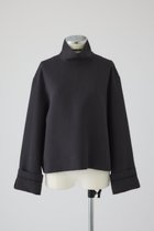 【リムアーク/RIM.ARK】のCuffed sleeve PO/プルオーバー 人気、トレンドファッション・服の通販 founy(ファニー) ファッション Fashion レディースファッション Fashion for Women トップス・カットソー Cut & Sew Tops シャツ・ブラウス・オフィスカジュアル Elegant Blouses & Button-Ups カジュアルプルオーバー・ニットトップス Pullovers & Knit Tops / Casual Pullovers 2026年 2026 カフス Cuff Design シンプル Simple, Minimal スラックス Slacks, Dress Pants スリーブ Sleeve, Long Sleeve / Short Sleeve ハイネック High Neck, Mock Neck ロング Long, Long-Length 夏 Summer 春 Spring S/S・春夏 SS, Spring/Summer, Warm Season thumbnail ダークグレー|ID: prp329100004828038 ipo3291000000036105805