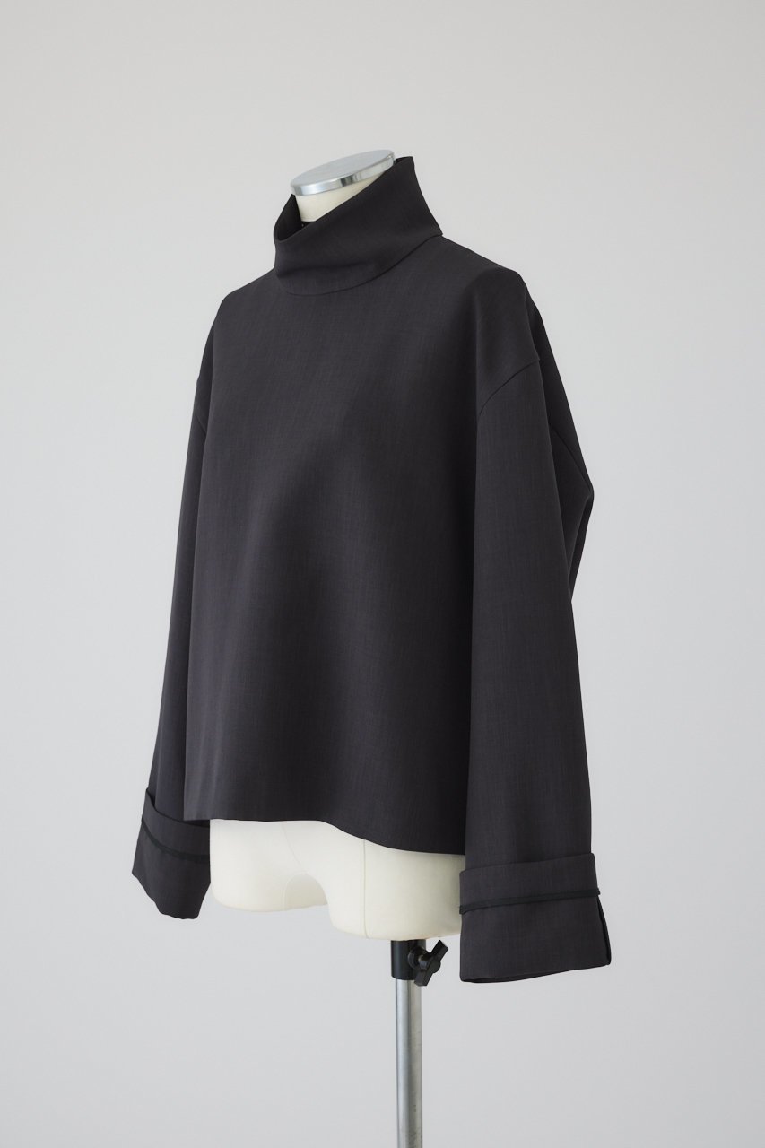 【リムアーク/RIM.ARK】のCuffed sleeve PO/プルオーバー 人気、トレンドファッション・服の通販 founy(ファニー) 　ファッション　Fashion　レディースファッション　Fashion for Women　トップス・カットソー　Cut & Sew Tops　シャツ・ブラウス・オフィスカジュアル　Elegant Blouses & Button-Ups　カジュアルプルオーバー・ニットトップス　Pullovers & Knit Tops / Casual Pullovers　2026年　2026　カフス　Cuff Design　シンプル　Simple, Minimal　スラックス　Slacks, Dress Pants　スリーブ　Sleeve, Long Sleeve / Short Sleeve　ハイネック　High Neck, Mock Neck　ロング　Long, Long-Length　夏　Summer　春　Spring　S/S・春夏　SS, Spring/Summer, Warm Season　other-2|ID: prp329100004828038 ipo3291000000036105807