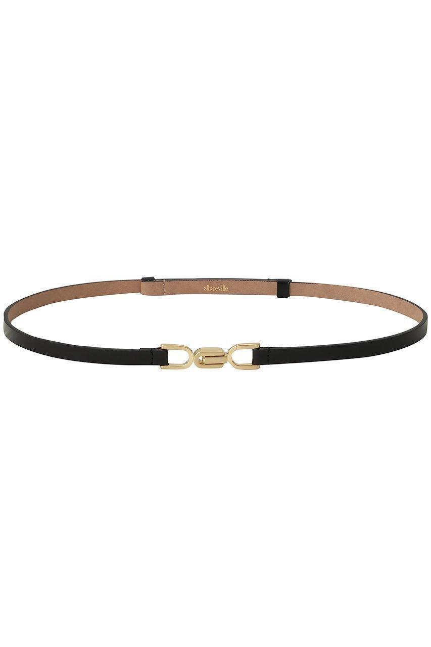 【アルアバイル/allureville】のクロスパーツ細ベルト A インテリア・キッズ・メンズ・レディースファッション・服の通販 founy(ファニー) 　ファッション　Fashion　レディースファッション　Fashion for Women　ベルト&ウエストマーク　Belts & Waist Accessories　2026年　2026　再入荷　Restock / Back in Stock　夏　Summer　春　Spring　S/S・春夏　SS, Spring/Summer, Warm Season　ブラック|ID: prp329100004828045 ipo3291000000035201662