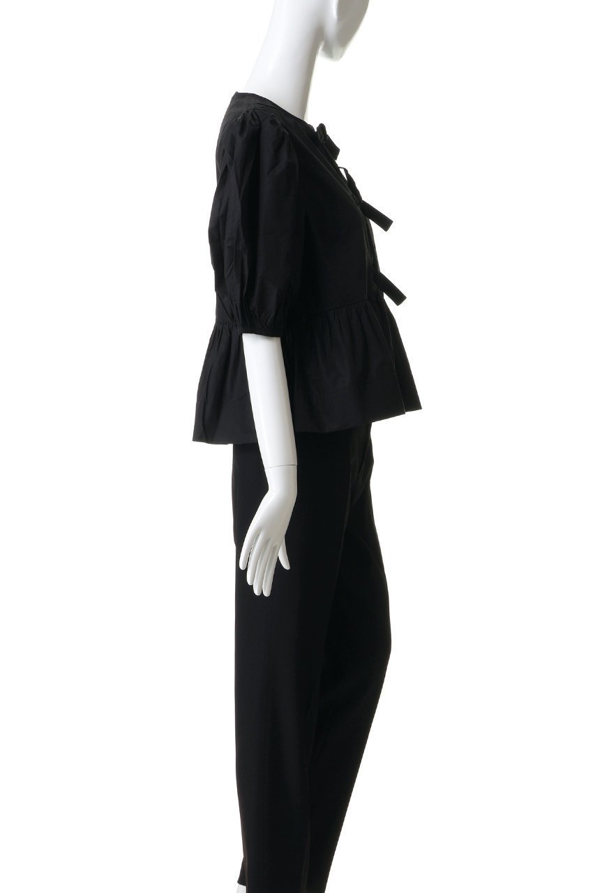 【ガニー/GANNI】のCotton Poplin ペプラム ブラウス 人気、トレンドファッション・服の通販 founy(ファニー) ファッション Fashion レディースファッション Fashion for Women トップス・カットソー Cut & Sew Tops シャツ・ブラウス・オフィスカジュアル Elegant Blouses & Button-Ups 2026年 2026 ショート Short, Short Length スリーブ Sleeve, Long Sleeve / Short Sleeve フロント Front, Front Design ペプラム Peplum, Flared Hem ボトム Bottoms, Lower Wear リボン Ribbon, Bow 夏 Summer 春 Spring S/S・春夏 SS, Spring/Summer, Warm Season other-3|ID: prp329100004828049 ipo3291000000035135799