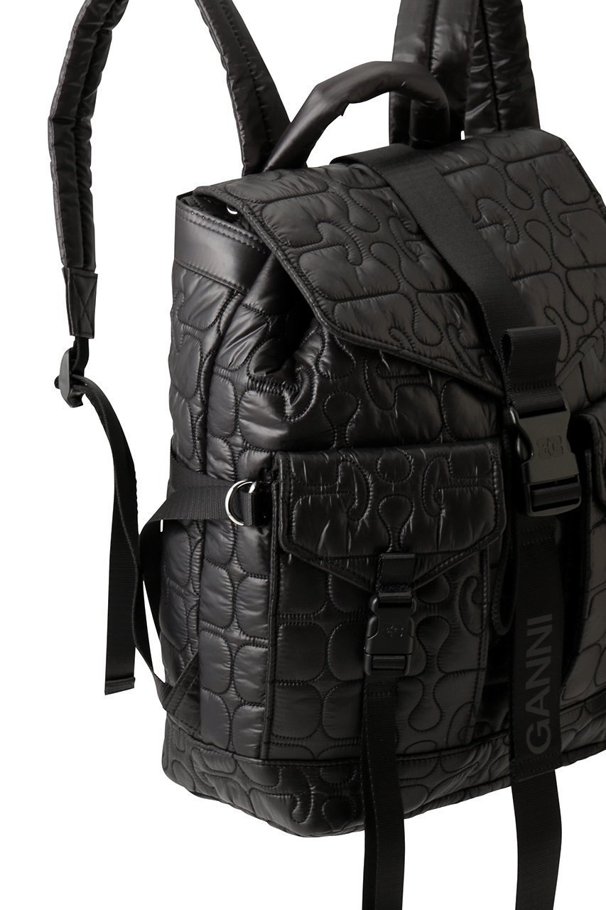 【ガニー/GANNI】のRe-Tech Quilted バックパック 人気、トレンドファッション・服の通販 founy(ファニー) 　ファッション　Fashion　レディースファッション　Fashion for Women　バッグ　Bags　2026年　2026　ポケット　Pocket, Pocket Detail　ラップ　Wrap, Wrap Design　リュック　Backpack, Rucksack　ワーク　Workwear, Utility Style　夏　Summer　旅行　Travel　春　Spring　S/S・春夏　SS, Spring/Summer, Warm Season　other-4|ID: prp329100004828056 ipo3291000000035135842