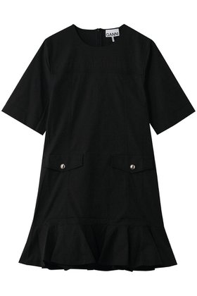 【ガニー/GANNI】 Stretch Cotton フリル ミニ ドレス人気、トレンドファッション・服の通販 founy(ファニー) ファッション Fashion レディースファッション Fashion for Women ワンピース Dresses フォーマル・パーティードレス・結婚式用ドレス Elegant & Casual Dresses チュニック Tunic Tops & Dresses 2026年 2026 ジュエリー Jewelry, Accessories ストレッチ Stretch, Stretchy Fabric チュニック Tunic, Long Top ドレス Dress, One-Piece フェミニン Feminine, Girly フリル Frill, Ruffle リュクス Luxury, Elegant, High-End, Chic 夏 Summer 春 Spring S/S・春夏 SS, Spring/Summer, Warm Season |ID:prp329100004828057