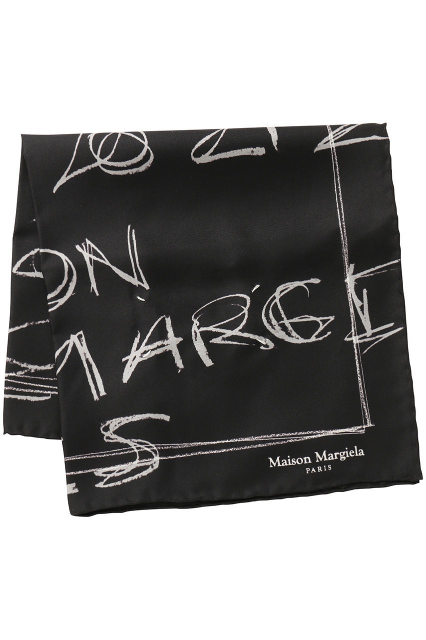 【メゾン マルジェラ/MAISON MARGIELA】の【UNISEX】スカーフ インテリア・キッズ・メンズ・レディースファッション・服の通販 founy(ファニー) 　ファッション　Fashion　レディースファッション　Fashion for Women　ストール　Soft & Warm Scarves　マフラー・スヌード / 冬小物の定番　Scarves & Mufflers　2026年　2026　ユニセックス　Unisex, Genderless　なめらか　Smooth, Silky Texture　シルク　Silk, 100% Silk　スカーフ　Scarf, Neckwear　ストール　Stole, Wrap　マフラー　Scarf, Muffler　ラグジュアリー　Luxury, Elegant　夏　Summer　春　Spring　S/S・春夏　SS, Spring/Summer, Warm Season　ブラック|ID: prp329100004828075 ipo3291000000035135990