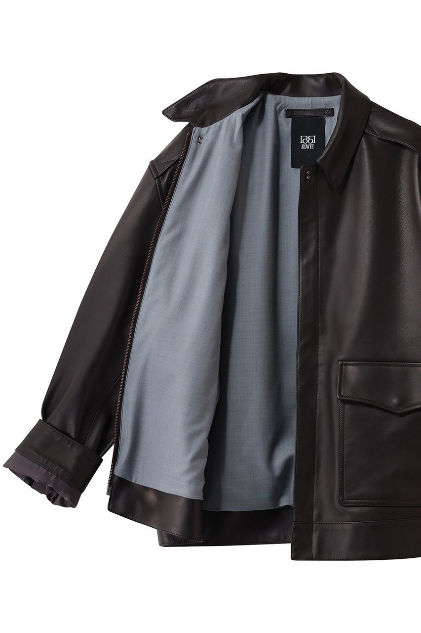 【バウト/BOWTE】のSPANISH LAMB LEATHER A2 BLOOUSON 人気、トレンドファッション・服の通販 founy(ファニー) 　ファッション　Fashion　レディースファッション　Fashion for Women　アウター　Coat / Outerwear Collection　レディースジャケット・軽アウター　Jackets　なめらか　Smooth, Silky Texture　ジャケット　Jacket, Outerwear　スタイリッシュ　Stylish, Fashionable　スマート　Smart, Elegant　フィット　Fit, Slim Fit　フォーマル　Formal, Dressy　ブルゾン　Blouson, Bomber Jacket　再入荷　Restock / Back in Stock　other-6|ID: prp329100004828076 ipo3291000000035468125