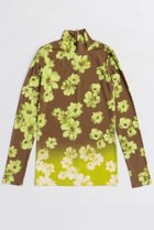 【メゾンスペシャル/MAISON SPECIAL】のGradient Turtle Flower Top/グラデーションタートルフラワートップス BRN(ブラウン)|ID: prp329100004828079 ipo3291000000035136028