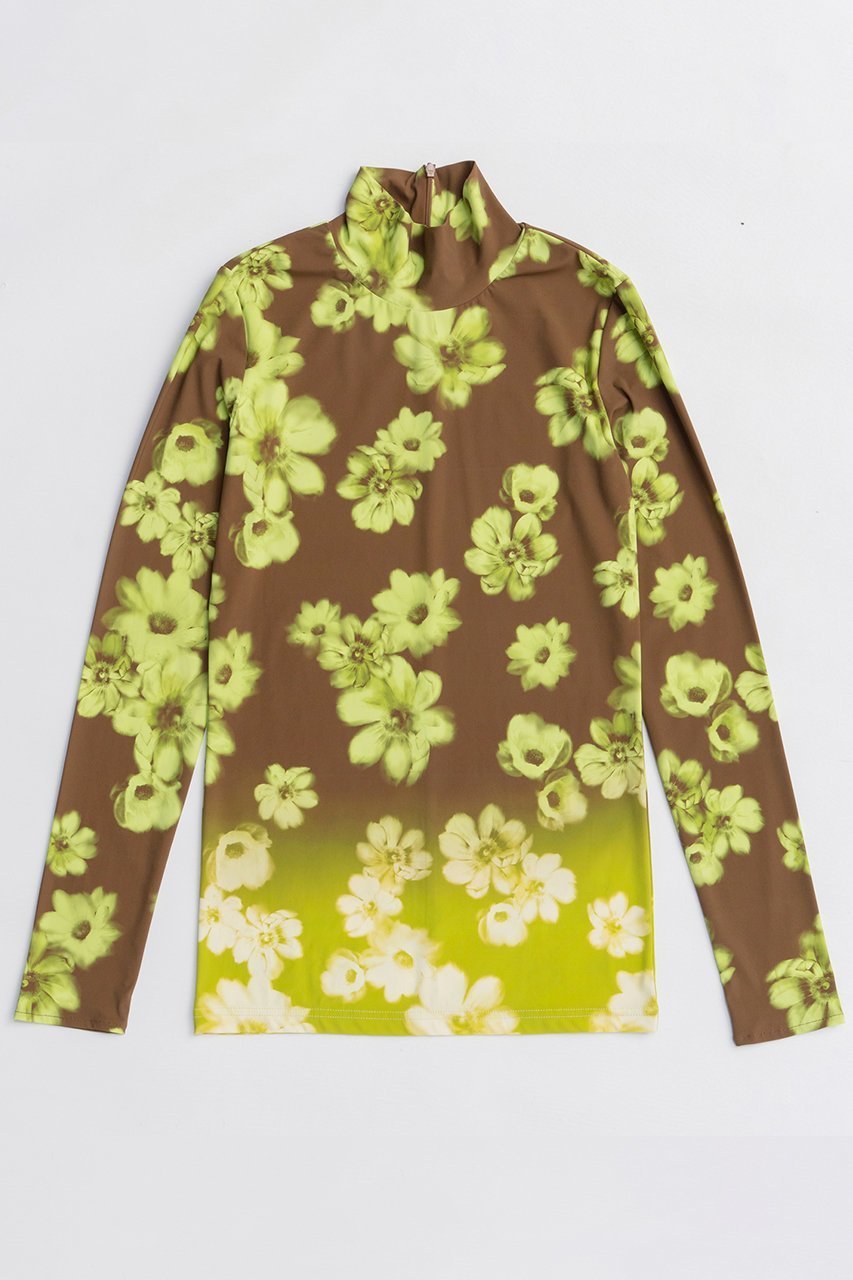 【メゾンスペシャル/MAISON SPECIAL】のGradient Turtle Flower Top/グラデーションタートルフラワートップス インテリア・キッズ・メンズ・レディースファッション・服の通販 founy(ファニー) ファッション Fashion レディースファッション Fashion for Women トップス・カットソー Cut & Sew Tops シャツ・ブラウス・オフィスカジュアル Elegant Blouses & Button-Ups ロングTシャツ・Tシャツ Longline T-Shirts & Tees カットソー・ベーシックTシャツ Cut-and-Sewn Tops / Stretch Tees & Basics なめらか Smooth, Silky Texture インナー Innerwear グラデーション Gradient, Ombre ジャケット Jacket, Outerwear スリーブ Sleeve, Long Sleeve / Short Sleeve フィット Fit, Slim Fit ロング Long, Long-Length 冬 Winter / This Winter BRN(ブラウン)|ID: prp329100004828079 ipo3291000000035136028