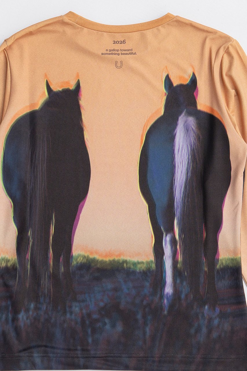 【メゾンスペシャル/MAISON SPECIAL】のTwin Horse Skin Top/ツインホーススキントップ 人気、トレンドファッション・服の通販 founy(ファニー) ファッション Fashion レディースファッション Fashion for Women トップス・カットソー Cut & Sew Tops シャツ・ブラウス・オフィスカジュアル Elegant Blouses & Button-Ups ロングTシャツ・Tシャツ Longline T-Shirts & Tees カットソー・ベーシックTシャツ Cut-and-Sewn Tops / Stretch Tees & Basics インナー Innerwear スリーブ Sleeve, Long Sleeve / Short Sleeve フィット Fit, Slim Fit プリント Print, Printed Pattern ロング Long, Long-Length other-6|ID: prp329100004828082 ipo3291000000035468136