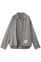 【メゾン ミハラヤスヒロ/Maison MIHARA YASUHIRO / MEN】の【MEN】【in-stru(men-tal).】HIGH DENSITY OX ロングスリーブ シャツ ライトグレー|ID: prp329100004828085 ipo3291000000035334497