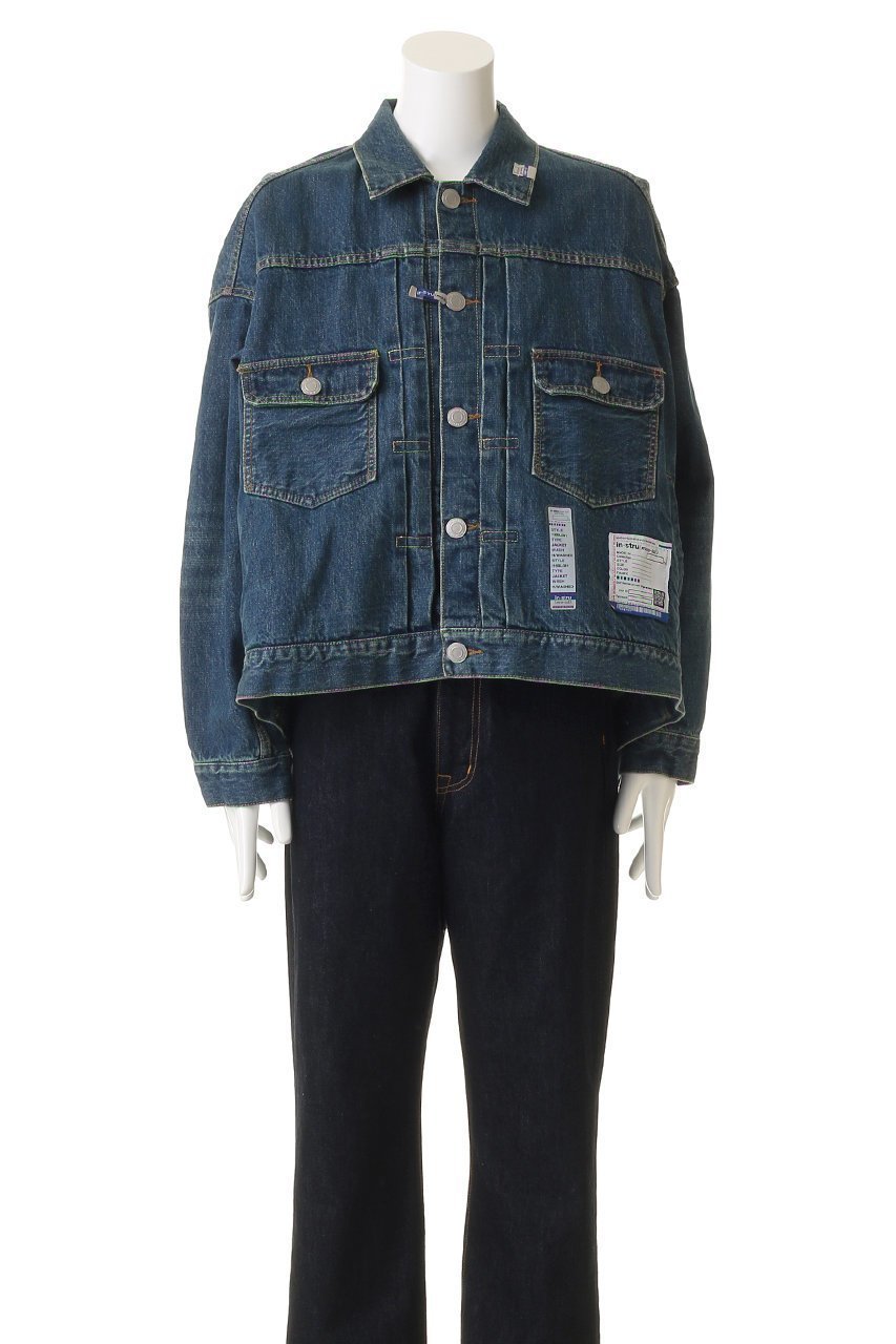 【メゾン ミハラヤスヒロ/Maison MIHARA YASUHIRO / MEN】の【MEN】【in-stru(men-tal).】HARD WASHED SELVAGE デニム ジャケット 人気、トレンドファッション・服の通販 founy(ファニー) 　ファッション　Fashion　メンズファッション　Fashion for Men　2026年　2026　ジャケット　Jacket, Outerwear　デニム　Denim, Jeans Material　ビンテージ　Vintage, Retro Style　ブルゾン　Blouson, Bomber Jacket　ヘムライン　Hemline, Bottom Cut　夏　Summer　春　Spring　S/S・春夏　SS, Spring/Summer, Warm Season　other-2|ID: prp329100004828090 ipo3291000000035136264