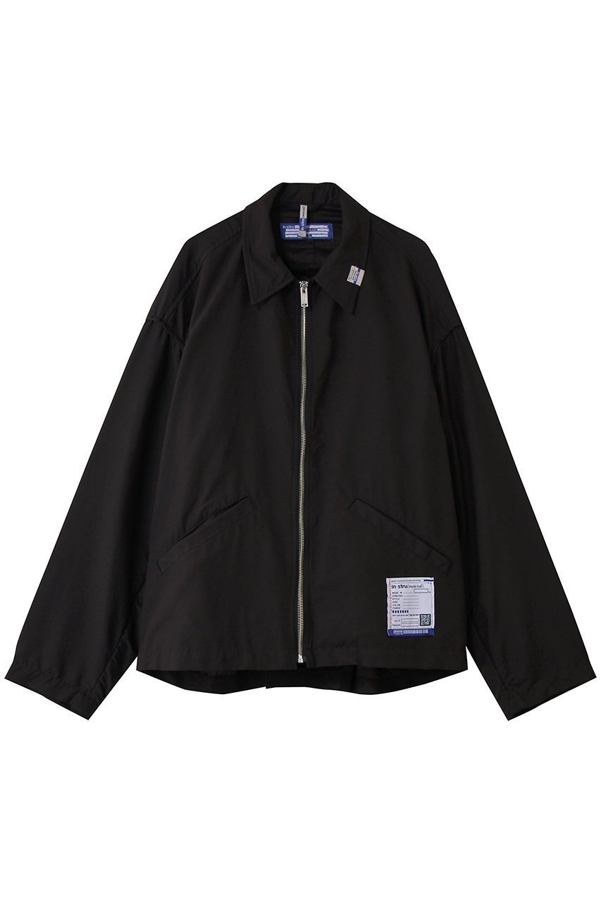 【メゾン ミハラヤスヒロ/Maison MIHARA YASUHIRO / MEN】の【MEN】【in-stru(men-tal).】W/R BACK ツイル ジップ ブルゾン インテリア・キッズ・メンズ・レディースファッション・服の通販 founy(ファニー) 　ファッション　Fashion　メンズファッション　Fashion for Men　2026年　2026　ジップ　Zip, Zipper　ジャケット　Jacket, Outerwear　ツイル　Twist, Twisted Detail　ブルゾン　Blouson, Bomber Jacket　エレガント 上品　Elegant　夏　Summer　春　Spring　S/S・春夏　SS, Spring/Summer, Warm Season　ブラック|ID: prp329100004828091 ipo3291000000036105917