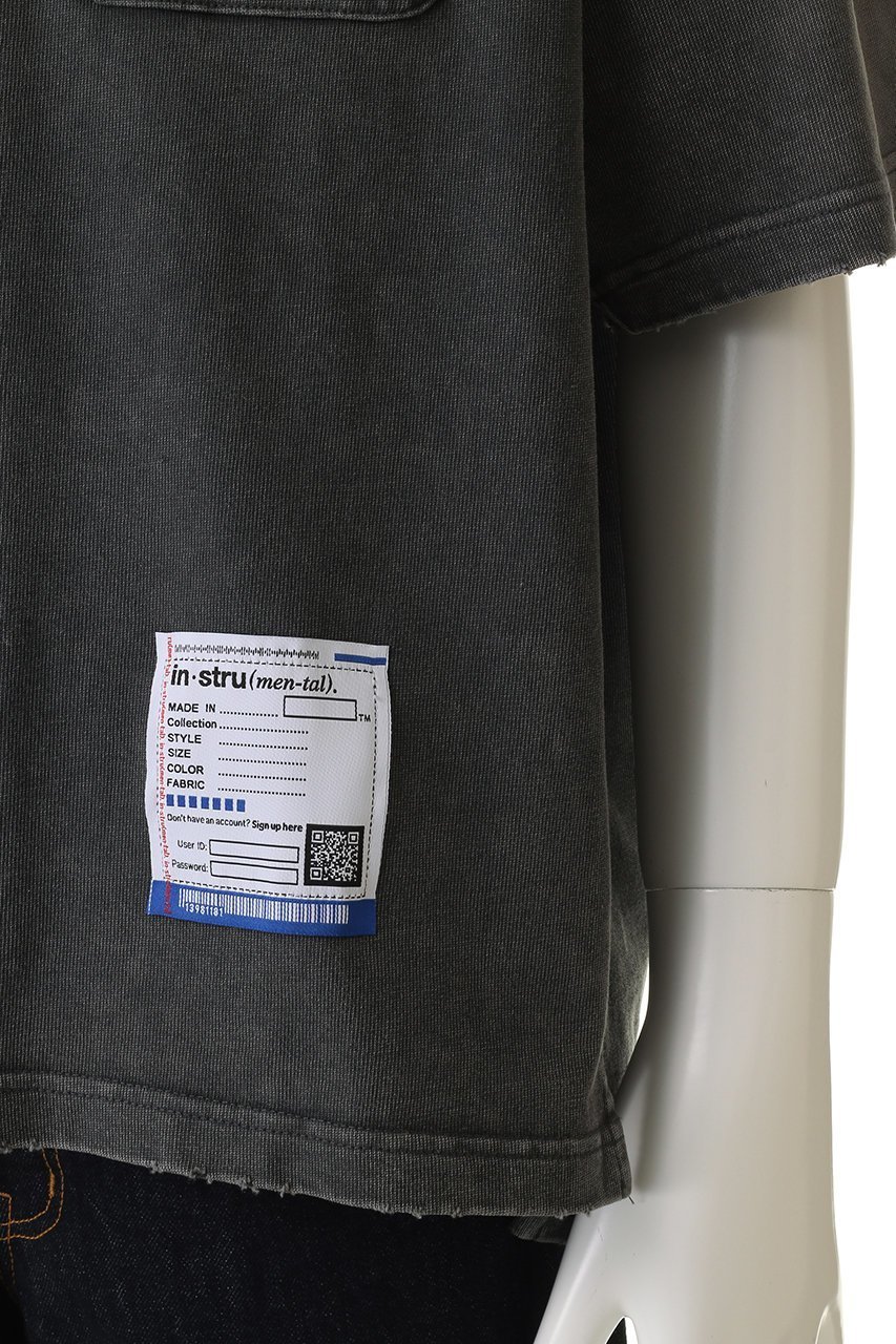 【メゾン ミハラヤスヒロ/Maison MIHARA YASUHIRO / MEN】の【MEN】【in-stru(men-tal).】ディストレスト ショートスリーブ Tシャツ 人気、トレンドファッション・服の通販 founy(ファニー) 　ファッション　Fashion　メンズファッション　Fashion for Men　トップス・カットソー　Cut & Sew Tops　メンズシャツ　Shirts　2026年　2026　ショート　Short, Short Length　スリーブ　Sleeve, Long Sleeve / Short Sleeve　ダメージ　Distressed, Destroyed　夏　Summer　春　Spring　S/S・春夏　SS, Spring/Summer, Warm Season　other-6|ID: prp329100004828093 ipo3291000000035136295