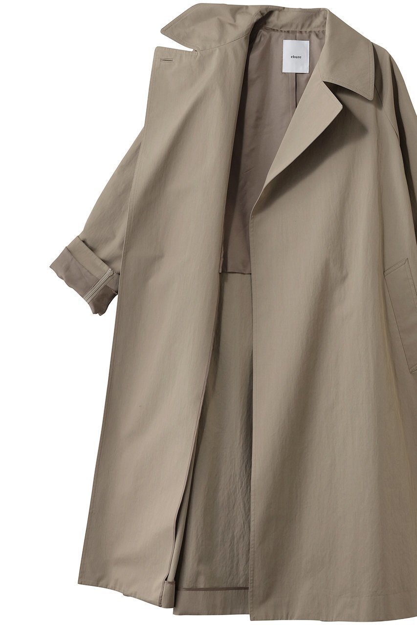【エブール/ebure】のドライコットンツイル ロングコート 人気、トレンドファッション・服の通販 founy(ファニー) 　ファッション　Fashion　レディースファッション　Fashion for Women　アウター　Coat / Outerwear Collection　コート・ロングコート・ピーコート　Long Coats, Peacoats & More　2026年　2026　イタリア　Italy　ツイル　Twist, Twisted Detail　トレンチ　Trench, Trench Coat　ロング　Long, Long-Length　ヴィンテージ　Vintage Style　夏　Summer　春　Spring　S/S・春夏　SS, Spring/Summer, Warm Season　other-6|ID: prp329100004828098 ipo3291000000036130628
