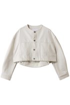 【コグ ザビッグスモーク/COGTHEBIGSMOKE】の16 NIKKI COLLARLESS JACKET ホワイト|ID: prp329100004828929 ipo3291000000035145474