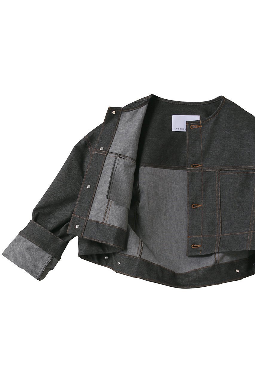 【コグ ザビッグスモーク/COGTHEBIGSMOKE】の16 NIKKI COLLARLESS JACKET 人気、トレンドファッション・服の通販 founy(ファニー) ファッション Fashion レディースファッション Fashion for Women アウター Coat / Outerwear Collection レディースジャケット・軽アウター Jackets 春 Spring ジャケット Jacket, Outerwear ツイスト Tweed, Tweed Fabric デニム Denim, Jeans Material 定番 Standard, Basic Item フェミニン Feminine, Girly S/S・春夏 SS, Spring/Summer, Warm Season 夏 Summer 2026年 2026 other-6|ID: prp329100004828929 ipo3291000000036069046