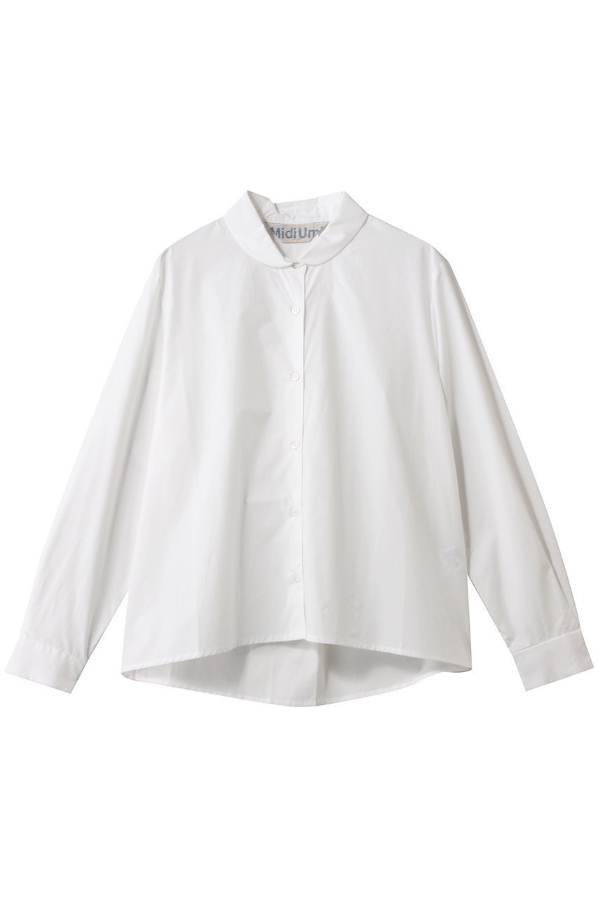 【ミディウミ/MidiUmi】のdutch collar shirt シャツ 人気、トレンドファッション・服の通販 founy(ファニー) 　ファッション　Fashion　レディースファッション　Fashion for Women　トップス・カットソー　Cut & Sew Tops　シャツ・ブラウス・オフィスカジュアル　Elegant Blouses & Button-Ups　2026年　2026　シンプル　Simple, Minimal　スリーブ　Sleeve, Long Sleeve / Short Sleeve　タイプライター　Typewriter Fabric, Crisp Cotton　フロント　Front, Front Design　ロング　Long, Long-Length　夏　Summer　春　Spring　S/S・春夏　SS, Spring/Summer, Warm Season　 other-1|ID: prp329100004828934 ipo3291000000035145517