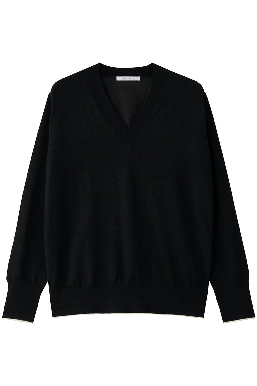 【ベイジ,/BEIGE,】のCHLOR(クロー)/ニット インテリア・キッズ・メンズ・レディースファッション・服の通販 founy(ファニー) 　ファッション　Fashion　レディースファッション　Fashion for Women　トップス・カットソー　Cut & Sew Tops　ニット　Knit Tops & Sweaters　カジュアルプルオーバー・ニットトップス　Pullovers & Knit Tops / Casual Pullovers　2026年　2026　バランス　Balance, Style Balance　ベーシック　Basic, Essential　夏　Summer　定番　Standard, Basic Item　春　Spring　S/S・春夏　SS, Spring/Summer, Warm Season　A/W・秋冬　Autumn/Winter　Navy|ID: prp329100004828935 ipo3291000000035145529