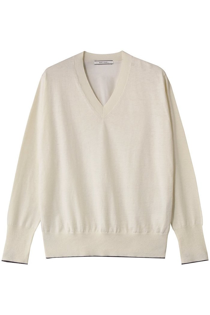 【ベイジ,/BEIGE,】のCHLOR(クロー)/ニット インテリア・キッズ・メンズ・レディースファッション・服の通販 founy(ファニー) https://founy.com/ ファッション Fashion レディースファッション Fashion for Women トップス・カットソー Cut & Sew Tops ニット Knit Tops & Sweaters カジュアルプルオーバー・ニットトップス Pullovers & Knit Tops / Casual Pullovers 2026年 2026 バランス Balance, Style Balance ベーシック Basic, Essential 夏 Summer 定番 Standard, Basic Item 春 Spring S/S・春夏 SS, Spring/Summer, Warm Season A/W・秋冬 Autumn/Winter |ID: prp329100004828935 ipo3291000000036230178