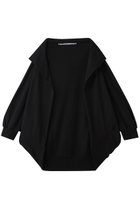 【コグ ザビッグスモーク/COGTHEBIGSMOKE】の53 NICOLETTE BORERO HOODY 人気、トレンドファッション・服の通販 founy(ファニー) ファッション Fashion レディースファッション Fashion for Women トップス・カットソー Cut & Sew Tops カーディガン・羽織り Layered Style Cardigans シャツ・ブラウス・オフィスカジュアル Elegant Blouses & Button-Ups ロングTシャツ・Tシャツ Longline T-Shirts & Tees カットソー・ベーシックTシャツ Cut-and-Sewn Tops / Stretch Tees & Basics 2026年 2026 カーディガン Cardigan, Knitwear コンパクト Compact, Small Size ショール Shawl, Wrap スウェット / スエット Sweatshirt, Sweatwear ドレープ Drape, Draping Fabric エレガント 上品 Elegant 夏 Summer 春 Spring S/S・春夏 SS, Spring/Summer, Warm Season thumbnail ブラック|ID: prp329100004828937 ipo3291000000036069072