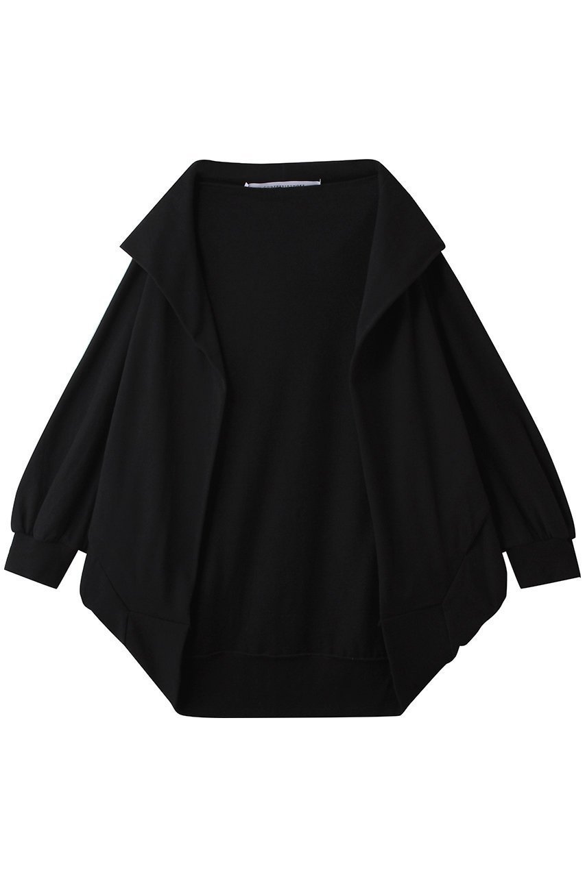 【コグ ザビッグスモーク/COGTHEBIGSMOKE】の53 NICOLETTE BORERO HOODY インテリア・キッズ・メンズ・レディースファッション・服の通販 founy(ファニー) 　ファッション　Fashion　レディースファッション　Fashion for Women　トップス・カットソー　Cut & Sew Tops　カーディガン・羽織り　Layered Style Cardigans　シャツ・ブラウス・オフィスカジュアル　Elegant Blouses & Button-Ups　ロングTシャツ・Tシャツ　Longline T-Shirts & Tees　カットソー・ベーシックTシャツ　Cut-and-Sewn Tops / Stretch Tees & Basics　2026年　2026　カーディガン　Cardigan, Knitwear　コンパクト　Compact, Small Size　ショール　Shawl, Wrap　スウェット / スエット　Sweatshirt, Sweatwear　ドレープ　Drape, Draping Fabric　エレガント 上品　Elegant　夏　Summer　春　Spring　S/S・春夏　SS, Spring/Summer, Warm Season　ブラック|ID: prp329100004828937 ipo3291000000036069072