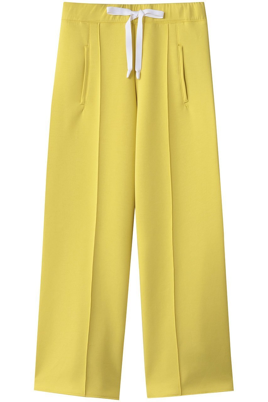 【コグ ザビッグスモーク/COGTHEBIGSMOKE】の20 GALAXY SEMI WIDE TROUSERS インテリア・キッズ・メンズ・レディースファッション・服の通販 founy(ファニー) 　ファッション　Fashion　レディースファッション　Fashion for Women　パンツ　Pants & Trousers　2026年　2026　なめらか　Smooth, Silky Texture　シンプル　Simple, Minimal　パッチ　Patch, Appliqué　フォルム　Silhouette, Form　フラット　Flat, Flat Shoes　ポケット　Pocket, Pocket Detail　モダン　Modern, Contemporary　夏　Summer　春　Spring　S/S・春夏　SS, Spring/Summer, Warm Season　カナリーイエロー|ID: prp329100004828951 ipo3291000000035502660