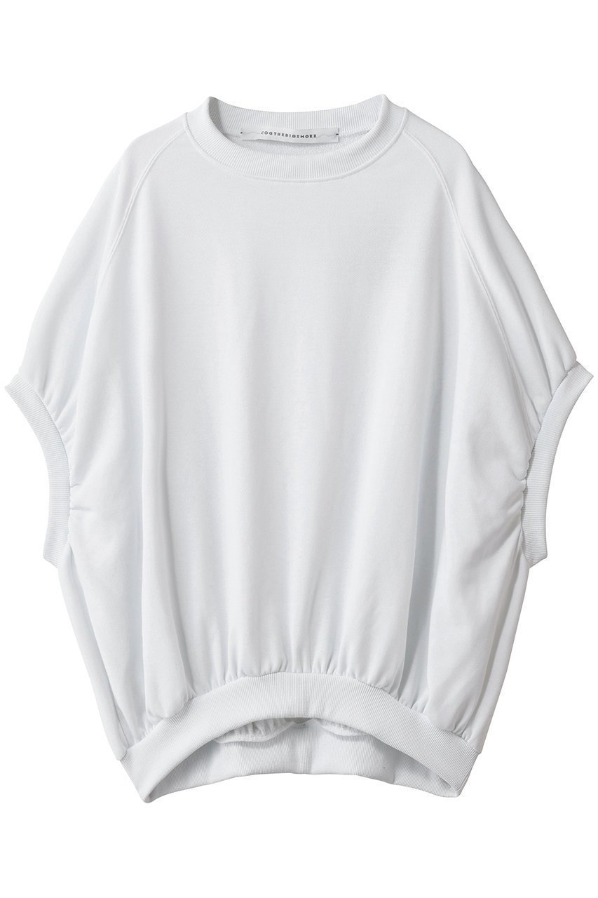 【コグ ザビッグスモーク/COGTHEBIGSMOKE】の40 BROOKLYN SWEATSHIRT インテリア・キッズ・メンズ・レディースファッション・服の通販 founy(ファニー) 　ファッション　Fashion　レディースファッション　Fashion for Women　トップス・カットソー　Cut & Sew Tops　シャツ・ブラウス・オフィスカジュアル　Elegant Blouses & Button-Ups　レディースパーカー・カジュアルフーディー　Casual Hoodies & Sweatshirts　ロングTシャツ・Tシャツ　Longline T-Shirts & Tees　スウェット・クルーネックトップス　Sweatshirts & Crewnecks / Relaxed Fit Sweat Tops　カットソー・ベーシックTシャツ　Cut-and-Sewn Tops / Stretch Tees & Basics　ギャザー　Gathered, Ruffled　シンプル　Simple, Minimal　ドロップ　Drop Shoulder, Dropped Style　ボトム　Bottoms, Lower Wear　ワイド　Wide, Wide Fit　吸水　Absorbent, Quick-Dry　新作・新入荷　New Arrivals / New In　ホワイト|ID: prp329100004828962 ipo3291000000036843906