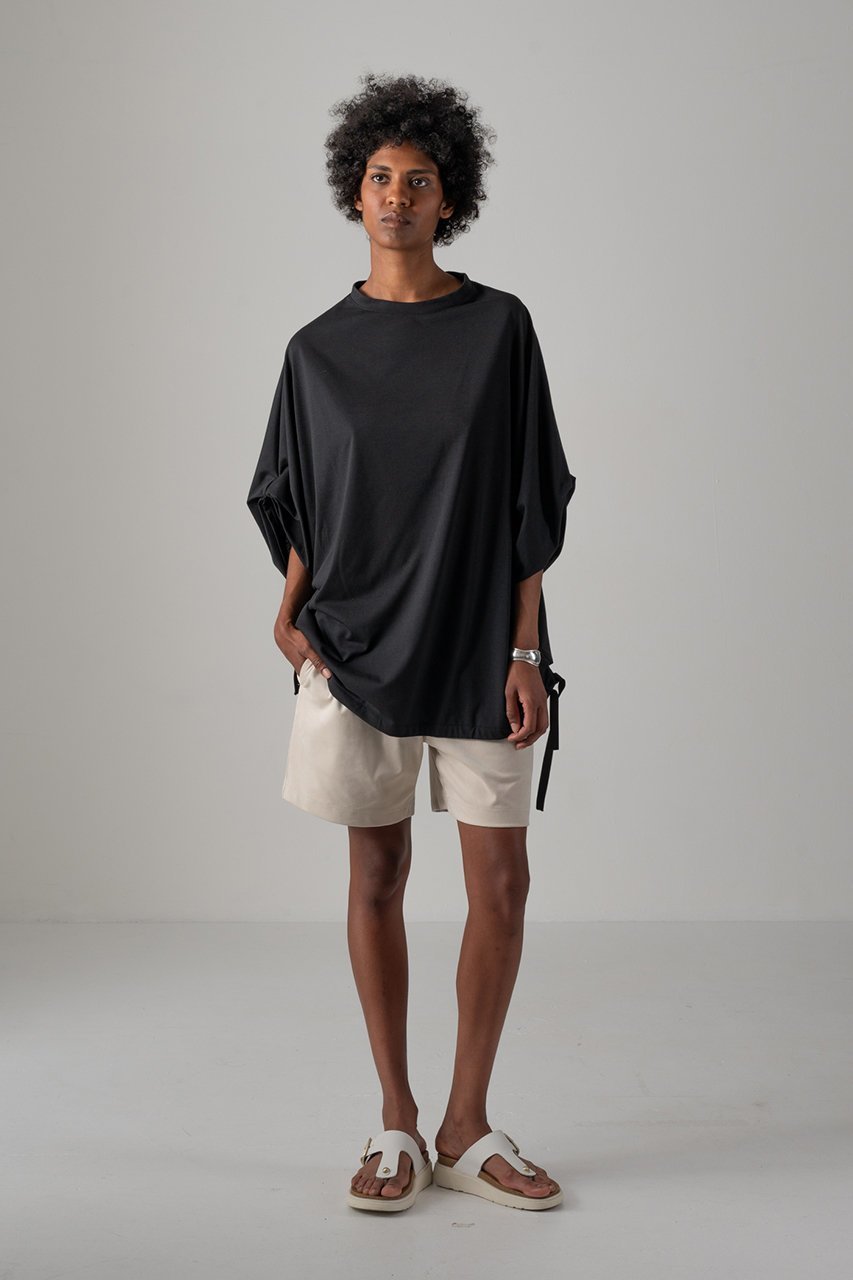 【コグ ザビッグスモーク/COGTHEBIGSMOKE】の37 NARIAH TUCKED SLEEVE TOP 人気、トレンドファッション・服の通販 founy(ファニー) 　ファッション　Fashion　レディースファッション　Fashion for Women　トップス・カットソー　Cut & Sew Tops　シャツ・ブラウス・オフィスカジュアル　Elegant Blouses & Button-Ups　ロングTシャツ・Tシャツ　Longline T-Shirts & Tees　カットソー・ベーシックTシャツ　Cut-and-Sewn Tops / Stretch Tees & Basics　ショート　Short, Short Length　スリーブ　Sleeve, Long Sleeve / Short Sleeve　ドレープ　Drape, Draping Fabric　バルーン　Balloon, Balloon Silhouette　フォルム　Silhouette, Form　ブラウジング　Blouson Silhouette, Cinched Waist　リボン　Ribbon, Bow　夏　Summer　新作・新入荷　New Arrivals / New In　旅行　Travel　other-8|ID: prp329100004828966 ipo3291000000036519104