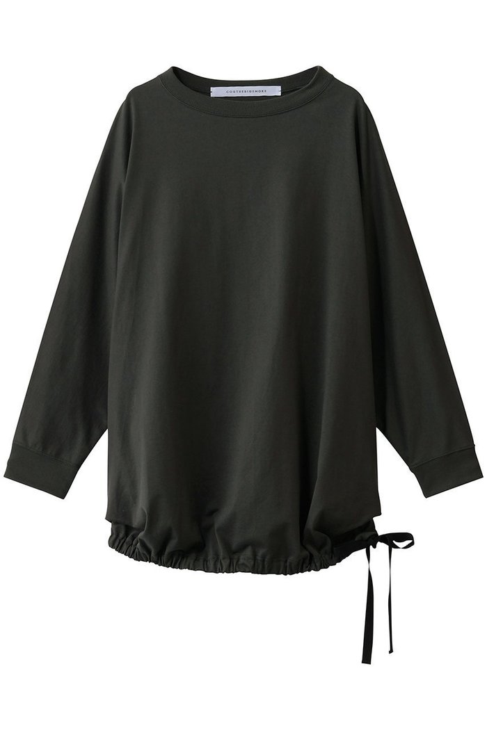 【コグ ザビッグスモーク/COGTHEBIGSMOKE】の33 NINA LONG T インテリア・キッズ・メンズ・レディースファッション・服の通販 founy(ファニー) https://founy.com/ ファッション Fashion レディースファッション Fashion for Women トップス・カットソー Cut & Sew Tops シャツ・ブラウス・オフィスカジュアル Elegant Blouses & Button-Ups ロングTシャツ・Tシャツ Longline T-Shirts & Tees カットソー・ベーシックTシャツ Cut-and-Sewn Tops / Stretch Tees & Basics 2026年 2026 なめらか Smooth, Silky Texture スリーブ Sleeve, Long Sleeve / Short Sleeve バランス Balance, Style Balance フォルム Silhouette, Form ブラウジング Blouson Silhouette, Cinched Waist リボン Ribbon, Bow ロング Long, Long-Length エレガント 上品 Elegant 夏 Summer 春 Spring S/S・春夏 SS, Spring/Summer, Warm Season |ID: prp329100004828968 ipo3291000000035145810