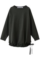 【コグ ザビッグスモーク/COGTHEBIGSMOKE】の33 NINA LONG T 人気、トレンドファッション・服の通販 founy(ファニー) ファッション Fashion レディースファッション Fashion for Women トップス・カットソー Cut & Sew Tops シャツ・ブラウス・オフィスカジュアル Elegant Blouses & Button-Ups ロングTシャツ・Tシャツ Longline T-Shirts & Tees カットソー・ベーシックTシャツ Cut-and-Sewn Tops / Stretch Tees & Basics なめらか Smooth, Silky Texture スリーブ Sleeve, Long Sleeve / Short Sleeve バランス Balance, Style Balance フォルム Silhouette, Form ブラウジング Blouson Silhouette, Cinched Waist リボン Ribbon, Bow ロング Long, Long-Length エレガント 上品 Elegant |ID:prp329100004828968