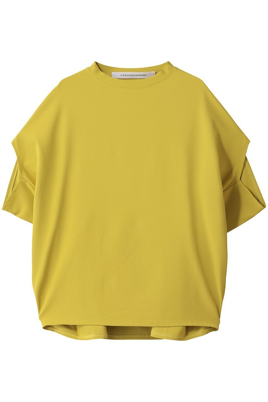 【コグ ザビッグスモーク/COGTHEBIGSMOKE】の15 NORMA TOP インテリア・キッズ・メンズ・レディースファッション・服の通販 founy(ファニー) ファッション Fashion レディースファッション Fashion for Women トップス・カットソー Cut & Sew Tops シャツ・ブラウス・オフィスカジュアル Elegant Blouses & Button-Ups ロングTシャツ・Tシャツ Longline T-Shirts & Tees カットソー・ベーシックTシャツ Cut-and-Sewn Tops / Stretch Tees & Basics 2026年 2026 エレガント 上品 Elegant コンパクト Compact, Small Size ショート Short, Short Length スリーブ Sleeve, Long Sleeve / Short Sleeve フォルム Silhouette, Form 夏 Summer 春 Spring S/S・春夏 SS, Spring/Summer, Warm Season アトミックイエロー|ID: prp329100004828973 ipo3291000000035145848