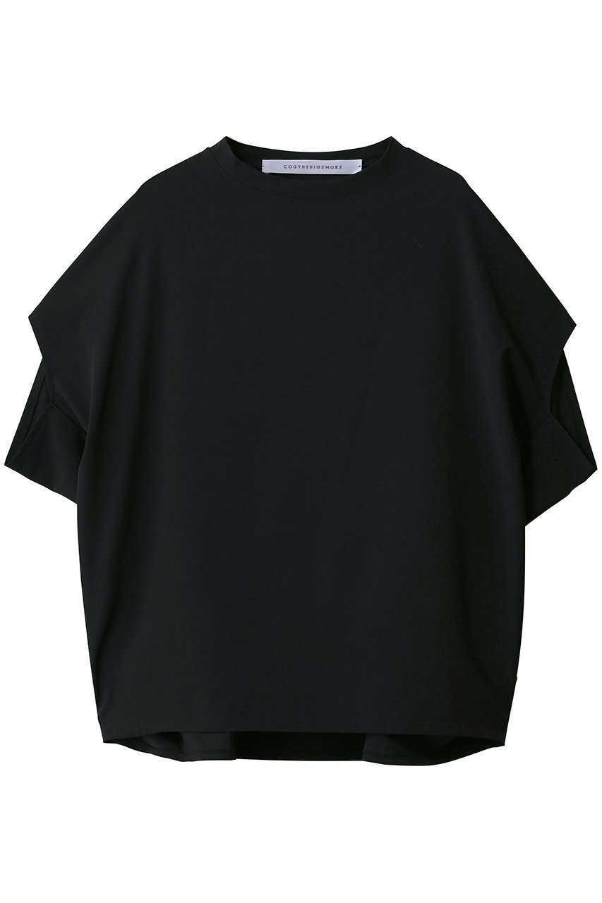 【コグ ザビッグスモーク/COGTHEBIGSMOKE】の15 NORMA TOP インテリア・キッズ・メンズ・レディースファッション・服の通販 founy(ファニー) ファッション Fashion レディースファッション Fashion for Women トップス・カットソー Cut & Sew Tops シャツ・ブラウス・オフィスカジュアル Elegant Blouses & Button-Ups ロングTシャツ・Tシャツ Longline T-Shirts & Tees カットソー・ベーシックTシャツ Cut-and-Sewn Tops / Stretch Tees & Basics 2026年 2026 エレガント 上品 Elegant コンパクト Compact, Small Size ショート Short, Short Length スリーブ Sleeve, Long Sleeve / Short Sleeve フォルム Silhouette, Form 夏 Summer 春 Spring S/S・春夏 SS, Spring/Summer, Warm Season ブラック|ID: prp329100004828973 ipo3291000000035145849