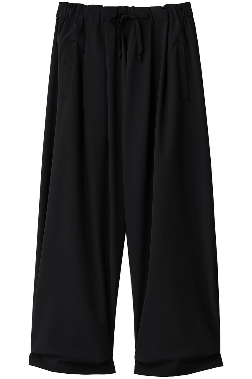 【コグ ザビッグスモーク/COGTHEBIGSMOKE】の12 NIRVANA TUCKED HEM TROUSERS インテリア・キッズ・メンズ・レディースファッション・服の通販 founy(ファニー) 　ファッション　Fashion　レディースファッション　Fashion for Women　パンツ　Pants & Trousers　2026年　2026　ギャザー　Gathered, Ruffled　ストレート　Straight, Straight Cut　ドローストリング　Drawstring, Pull Cord　ポケット　Pocket, Pocket Detail　夏　Summer　春　Spring　S/S・春夏　SS, Spring/Summer, Warm Season　ブラック|ID: prp329100004828979 ipo3291000000035145891