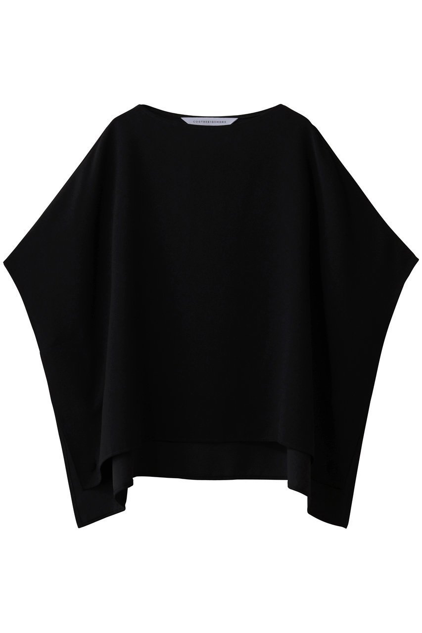 【コグ ザビッグスモーク/COGTHEBIGSMOKE】の66 BETTY TOP インテリア・キッズ・メンズ・レディースファッション・服の通販 founy(ファニー) ファッション Fashion レディースファッション Fashion for Women トップス・カットソー Cut & Sew Tops シャツ・ブラウス・オフィスカジュアル Elegant Blouses & Button-Ups ロングTシャツ・Tシャツ Longline T-Shirts & Tees カットソー・ベーシックTシャツ Cut-and-Sewn Tops / Stretch Tees & Basics 2026年 2026 エレガント 上品 Elegant ショート Short, Short Length ジョーゼット Georgette, Semi-Sheer Fabric スリット Slit, Slit Detail スリーブ Sleeve, Long Sleeve / Short Sleeve ポンチョ Poncho, Cape Style 吸水 Absorbent, Quick-Dry 夏 Summer 旅行 Travel 春 Spring S/S・春夏 SS, Spring/Summer, Warm Season ブラック|ID: prp329100004828990 ipo3291000000035818397