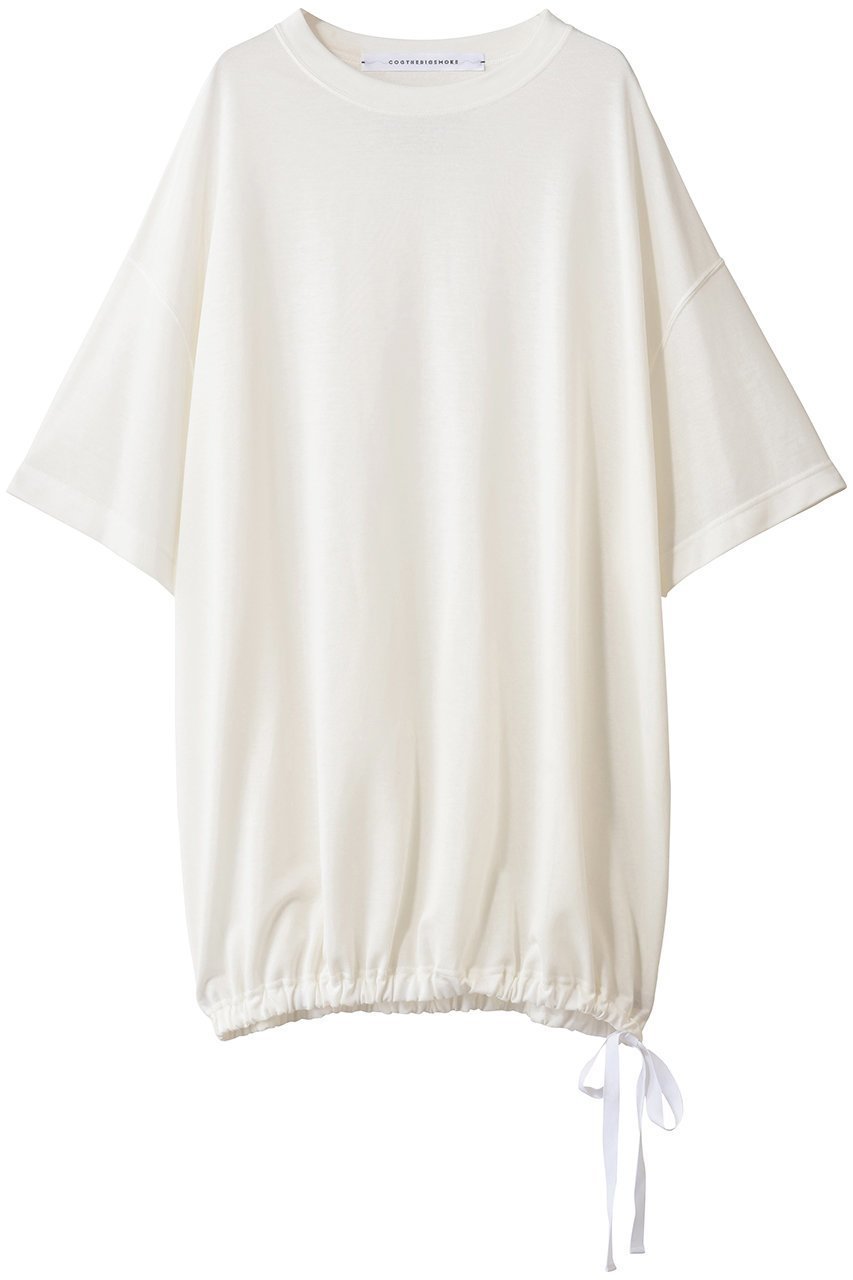 【コグ ザビッグスモーク/COGTHEBIGSMOKE】の59 BOWIE T SHIRT インテリア・キッズ・メンズ・レディースファッション・服の通販 founy(ファニー) 　ファッション　Fashion　レディースファッション　Fashion for Women　トップス・カットソー　Cut & Sew Tops　シャツ・ブラウス・オフィスカジュアル　Elegant Blouses & Button-Ups　ロングTシャツ・Tシャツ　Longline T-Shirts & Tees　カットソー・ベーシックTシャツ　Cut-and-Sewn Tops / Stretch Tees & Basics　2026年　2026　なめらか　Smooth, Silky Texture　ショート　Short, Short Length　シンプル　Simple, Minimal　スリーブ　Sleeve, Long Sleeve / Short Sleeve　ドレス　Dress, One-Piece　パターン　Pattern, Design Print　フォルム　Silhouette, Form　ブラウジング　Blouson Silhouette, Cinched Waist　リボン　Ribbon, Bow　夏　Summer　春　Spring　S/S・春夏　SS, Spring/Summer, Warm Season　ホワイト|ID: prp329100004829001 ipo3291000000035146070