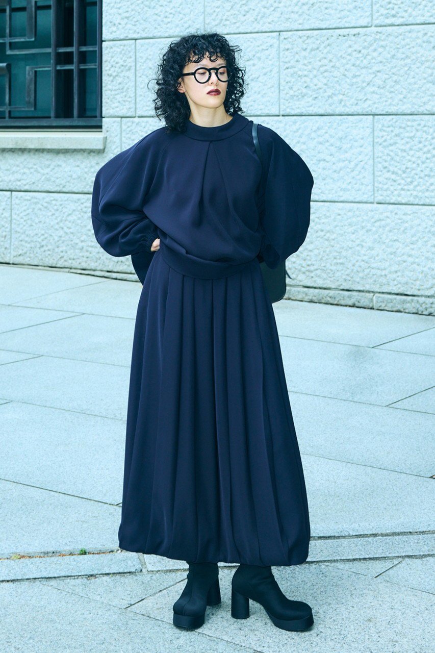 【エンフォルド/ENFOLD】のCOCOON PLEATS-SKIRT 人気、トレンドファッション・服の通販 founy(ファニー) 　ファッション　Fashion　レディースファッション　Fashion for Women　スカート　Skirts　ロングスカート　Long Skirts / Maxi & Midi Skirts　2026年　2026　バランス　Balance, Style Balance　バルーン　Balloon, Balloon Silhouette　フォルム　Silhouette, Form　プリーツ　Pleats, Pleated　ロング　Long, Long-Length　夏　Summer　定番　Standard, Basic Item　春　Spring　S/S・春夏　SS, Spring/Summer, Warm Season　other-8|ID: prp329100004829007 ipo3291000000035977220