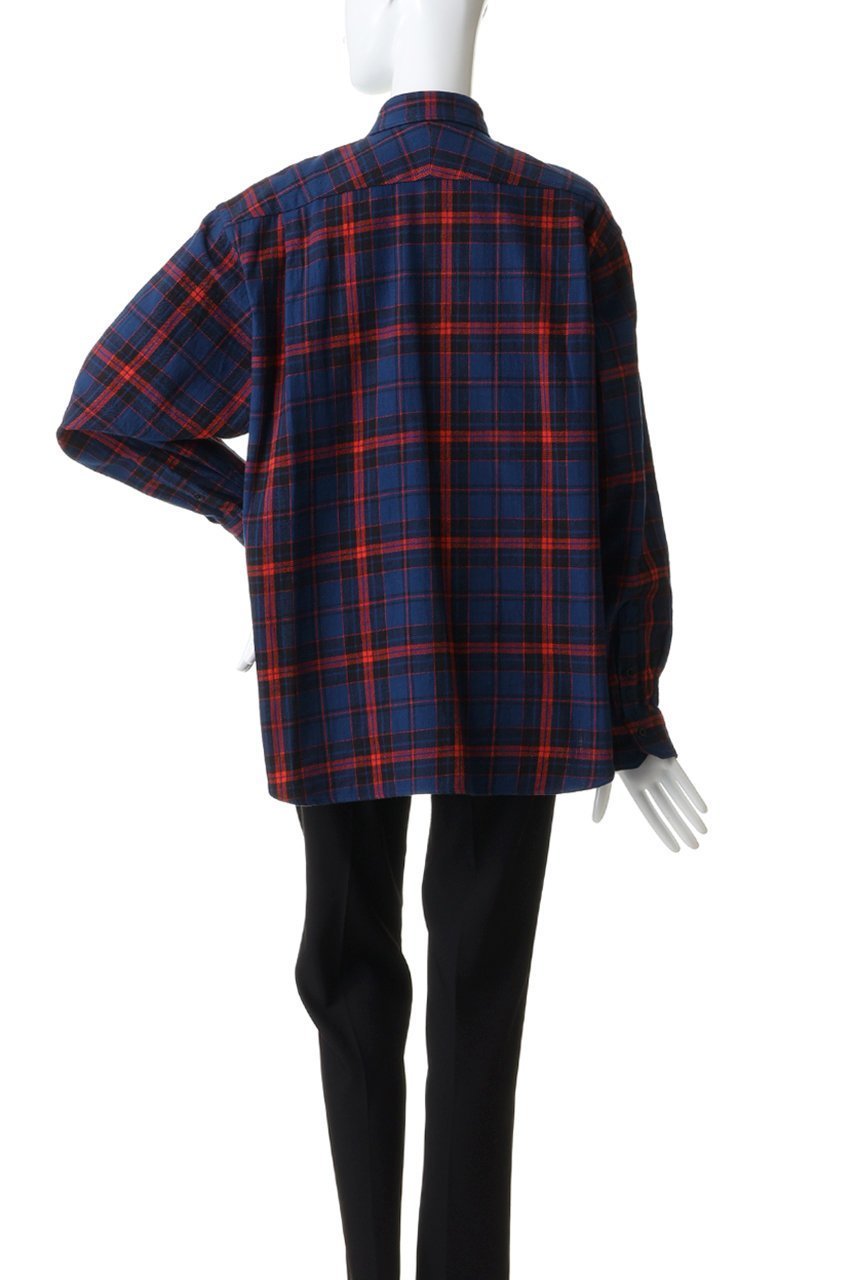 【オブラダ/Oblada】のチェックオーセンティックシャツ 人気、トレンドファッション・服の通販 founy(ファニー) 　ファッション　Fashion　レディースファッション　Fashion for Women　トップス・カットソー　Cut & Sew Tops　シャツ・ブラウス・オフィスカジュアル　Elegant Blouses & Button-Ups　2026年　2026　スラックス　Slacks, Dress Pants　スリーブ　Sleeve, Long Sleeve / Short Sleeve　チェック　Check, Plaid, Tartan　デニム　Denim, Jeans Material　ロング　Long, Long-Length　夏　Summer　春　Spring　S/S・春夏　SS, Spring/Summer, Warm Season　other-4|ID: prp329100004829013 ipo3291000000035146176