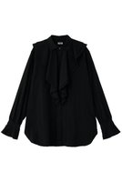 【オブラダ/Oblada】のオーバーダイラッフルブラウス 人気、トレンドファッション・服の通販 founy(ファニー) ファッション Fashion レディースファッション Fashion for Women トップス・カットソー Cut & Sew Tops シャツ・ブラウス・オフィスカジュアル Elegant Blouses & Button-Ups 2026年 2026 エレガント 上品 Elegant スリーブ Sleeve, Long Sleeve / Short Sleeve デニム Denim, Jeans Material フレア Flare, Flared フロント Front, Front Design ラッフル Ruffle, Frill ロング Long, Long-Length 夏 Summer 春 Spring S/S・春夏 SS, Spring/Summer, Warm Season |ID:prp329100004829015