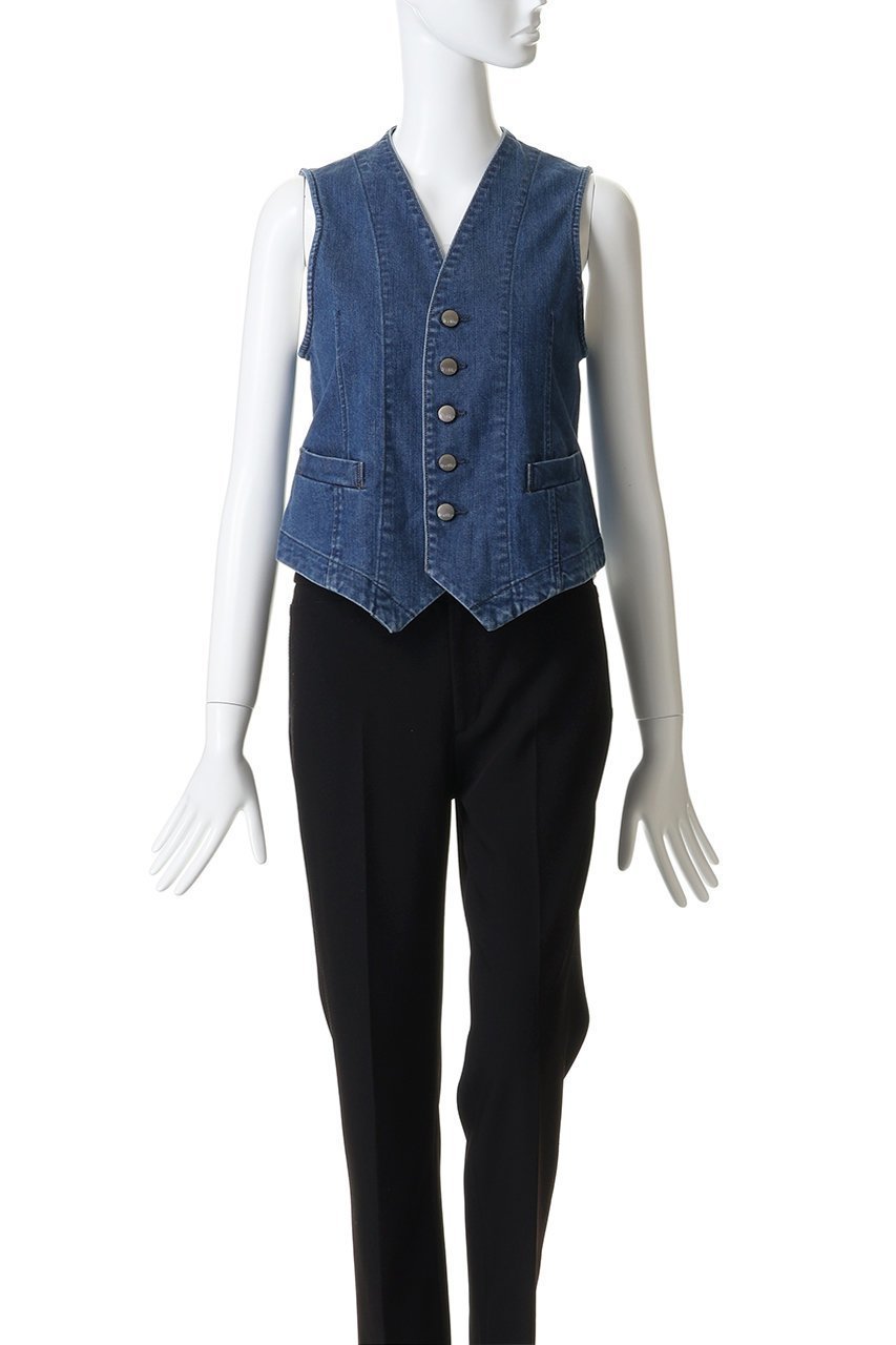 【ヘルシーデニム/Healthy Denim】のRucola デニムベスト 人気、トレンドファッション・服の通販 founy(ファニー) 　ファッション　Fashion　レディースファッション　Fashion for Women　アウター　Coat / Outerwear Collection　レディースジャケット・軽アウター　Jackets　2026年　2026　ジャケット　Jacket, Outerwear　デニム　Denim, Jeans Material　ベスト　Vest, Waistcoat　モダン　Modern, Contemporary　ヴィンテージ　Vintage Style　夏　Summer　春　Spring　S/S・春夏　SS, Spring/Summer, Warm Season　other-2|ID: prp329100004829017 ipo3291000000036069300