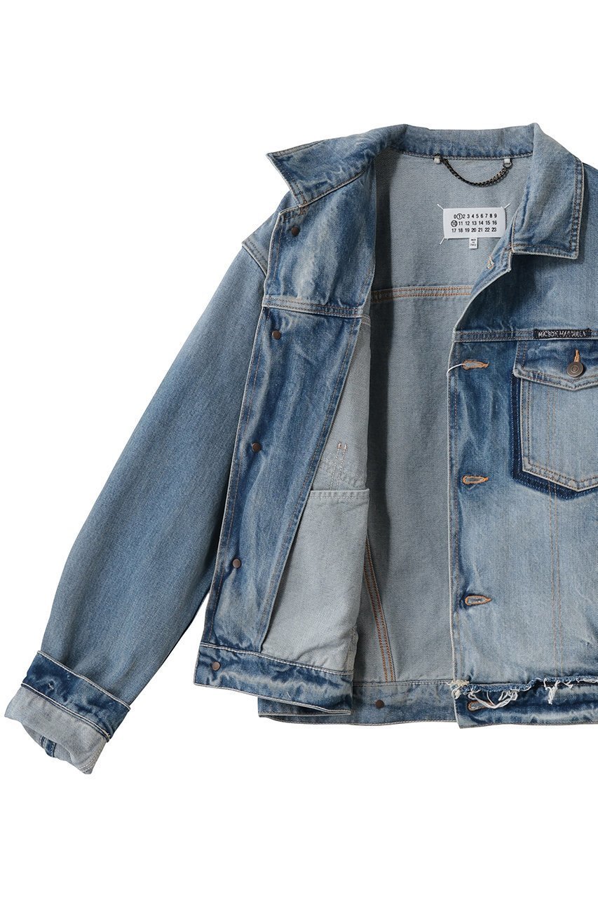 【メゾン マルジェラ/MAISON MARGIELA】のデニムジャケット 人気、トレンドファッション・服の通販 founy(ファニー) 　ファッション　Fashion　レディースファッション　Fashion for Women　アウター　Coat / Outerwear Collection　レディースジャケット・軽アウター　Jackets　ブルゾンジャケット・スポーティアウター　Blouson Jackets　デニムジャケット / カジュアルアウター　Denim Jackets　2026年　2026　ジャケット　Jacket, Outerwear　ダメージ　Distressed, Destroyed　デニム　Denim, Jeans Material　バランス　Balance, Style Balance　ブルゾン　Blouson, Bomber Jacket　モダン　Modern, Contemporary　夏　Summer　春　Spring　S/S・春夏　SS, Spring/Summer, Warm Season　other-7|ID: prp329100004829024 ipo3291000000035146254