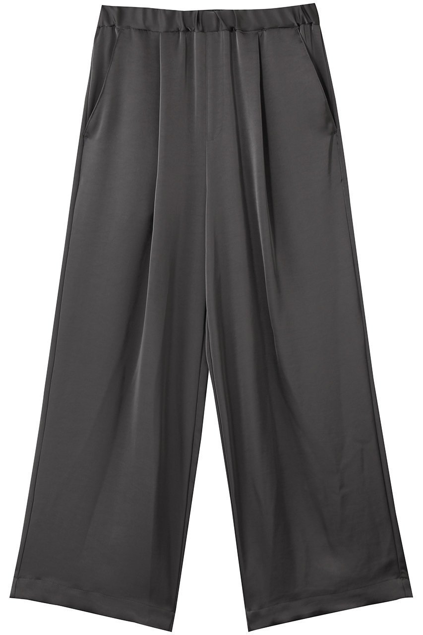 【フローレント/FLORENT】のヴィンテージダブルサテン ワイドパンツ インテリア・キッズ・メンズ・レディースファッション・服の通販 founy(ファニー) 　ファッション　Fashion　レディースファッション　Fashion for Women　パンツ　Pants & Trousers　2026年　2026　なめらか　Smooth, Silky Texture　シルク　Silk, 100% Silk　シンプル　Simple, Minimal　ワイド　Wide, Wide Fit　ヴィンテージ　Vintage Style　夏　Summer　春　Spring　S/S・春夏　SS, Spring/Summer, Warm Season　グレー|ID: prp329100004829034 ipo3291000000035146304