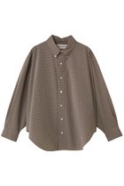 【シンゾーン/Shinzone】のミニチェック DADDY シャツ 人気、トレンドファッション・服の通販 founy(ファニー) ファッション Fashion レディースファッション Fashion for Women トップス・カットソー Cut & Sew Tops シャツ・ブラウス・オフィスカジュアル Elegant Blouses & Button-Ups 2026年 2026 スリーブ Sleeve, Long Sleeve / Short Sleeve チェック Check, Plaid, Tartan デニム Denim, Jeans Material ロング Long, Long-Length 夏 Summer 定番 Standard, Basic Item 春 Spring S/S・春夏 SS, Spring/Summer, Warm Season thumbnail ブラウン|ID: prp329100004829042 ipo3291000000035818485