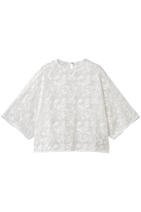 【エブール/ebure】の【店舗限定】ペイズリーラッセルレース プルオーバーブラウス 人気、トレンドファッション・服の通販 founy(ファニー) ファッション Fashion レディースファッション Fashion for Women トップス・カットソー Cut & Sew Tops シャツ・ブラウス・オフィスカジュアル Elegant Blouses & Button-Ups カジュアルプルオーバー・ニットトップス Pullovers & Knit Tops / Casual Pullovers 2026年 2026 ショート Short, Short Length スリーブ Sleeve, Long Sleeve / Short Sleeve チュール Tulip, Tulip Motif フィット Fit, Slim Fit ペイズリー Paisley, Ethnic Pattern メッシュ Mesh, Net Fabric レース Lace, Lace Fabric 夏 Summer 春 Spring S/S・春夏 SS, Spring/Summer, Warm Season |ID:prp329100004829047