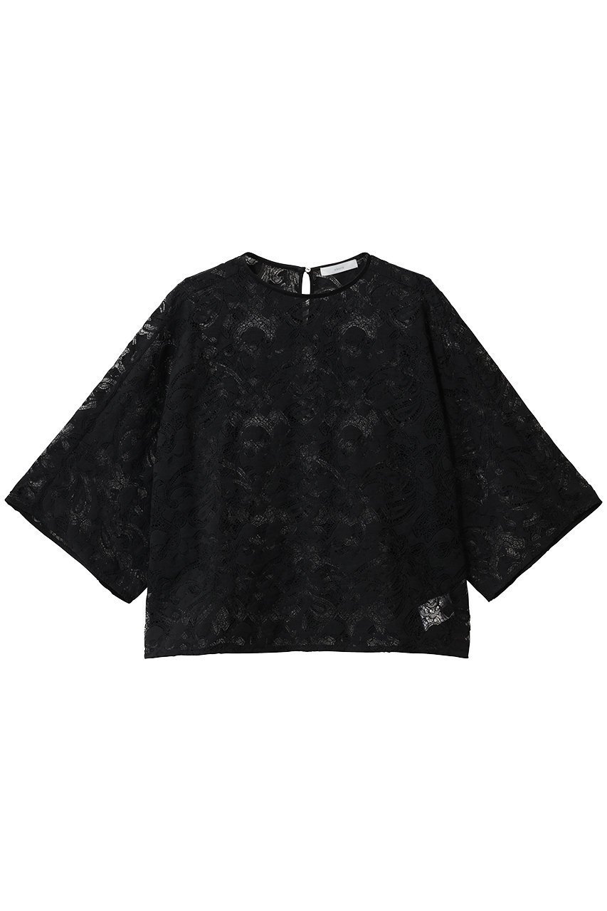 【エブール/ebure】の【店舗限定】ペイズリーラッセルレース プルオーバーブラウス インテリア・キッズ・メンズ・レディースファッション・服の通販 founy(ファニー) ファッション Fashion レディースファッション Fashion for Women トップス・カットソー Cut & Sew Tops シャツ・ブラウス・オフィスカジュアル Elegant Blouses & Button-Ups カジュアルプルオーバー・ニットトップス Pullovers & Knit Tops / Casual Pullovers 2026年 2026 ショート Short, Short Length スリーブ Sleeve, Long Sleeve / Short Sleeve チュール Tulip, Tulip Motif フィット Fit, Slim Fit ペイズリー Paisley, Ethnic Pattern メッシュ Mesh, Net Fabric レース Lace, Lace Fabric 再入荷 Restock / Back in Stock 夏 Summer 春 Spring S/S・春夏 SS, Spring/Summer, Warm Season ブラック|ID: prp329100004829047 ipo3291000000036069423